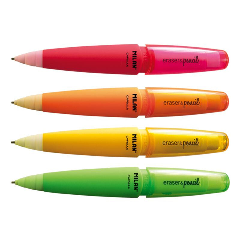 Eraser&pencil CAPSULE Fluo 1.3 mm