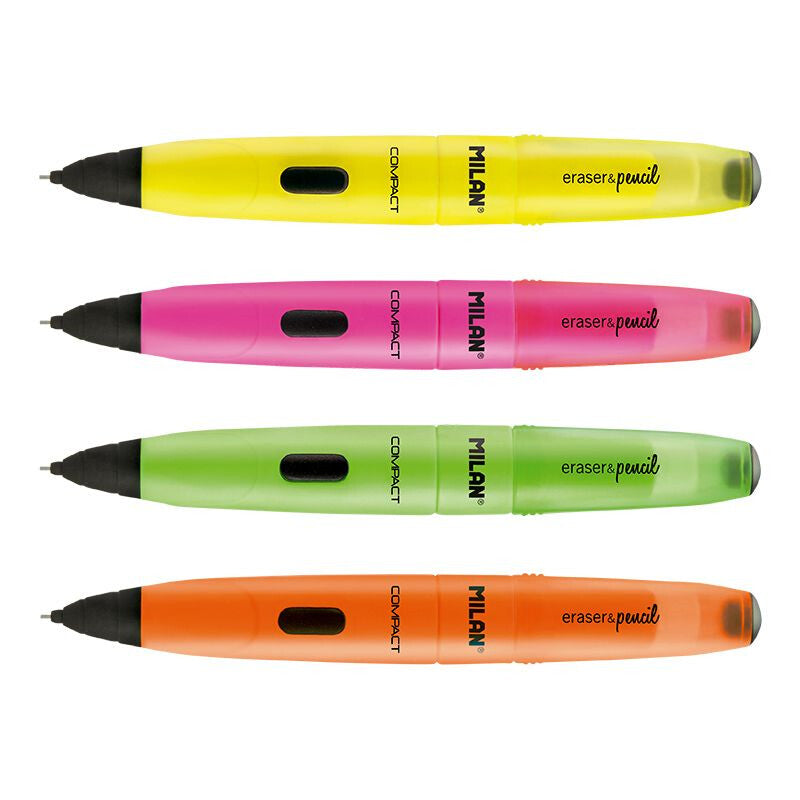 Eraser&pencil COMPACT Fluo 0.9 mm